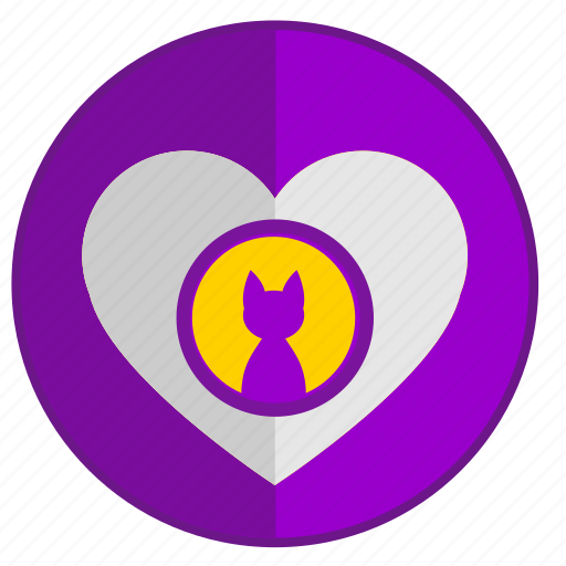 Cat, feel, heart, kitty, love, romantic icon - Download on Iconfinder