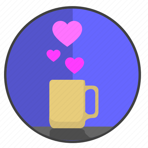 Coffee, feel, heart, love, romantic, tea icon - Download on Iconfinder