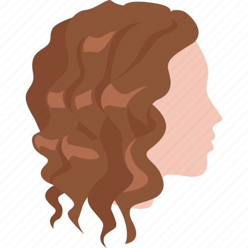 Curls, curly, cut style, hair, long, spiral icon - Download on Iconfinder
