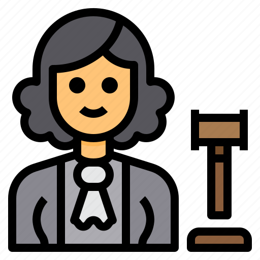 Judge, avatar, occupation, woman, balance icon - Download on Iconfinder