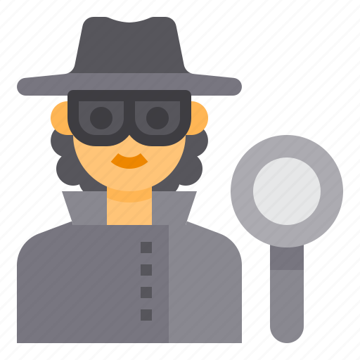 Detective, avatar, occupation, woman, people icon - Download on Iconfinder