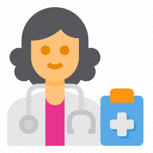 Doctor, avatar, occupation, woman, medical icon - Download on Iconfinder