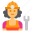 mechanic, avatar, occupation, woman, job 