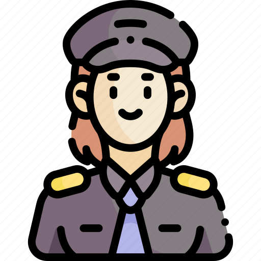 Female, woman, career, profession, job, avatar, policewoman icon - Download on Iconfinder