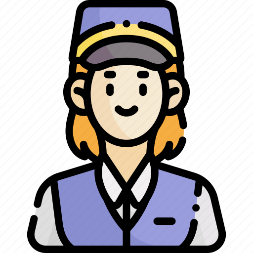 Female, woman, career, profession, job, avatar, postwoman icon - Download on Iconfinder