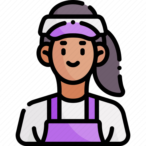 Female, woman, career, profession, job, avatar, shopkeeper icon - Download on Iconfinder