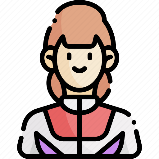 Female, woman, career, profession, job, avatar, racer icon - Download on Iconfinder