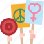 activist, demonstration, movement, rights, gender 