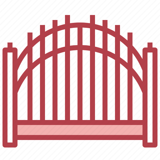 Fence, gate16, entrance, architecture, city, property, gateway icon - Download on Iconfinder