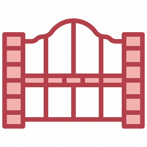 Fence, gate27, entrance, architecture, city, property, gateway icon - Download on Iconfinder