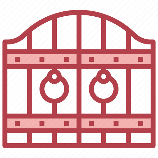 Fence, gate3, entrance, architecture, city, property, gateway icon - Download on Iconfinder