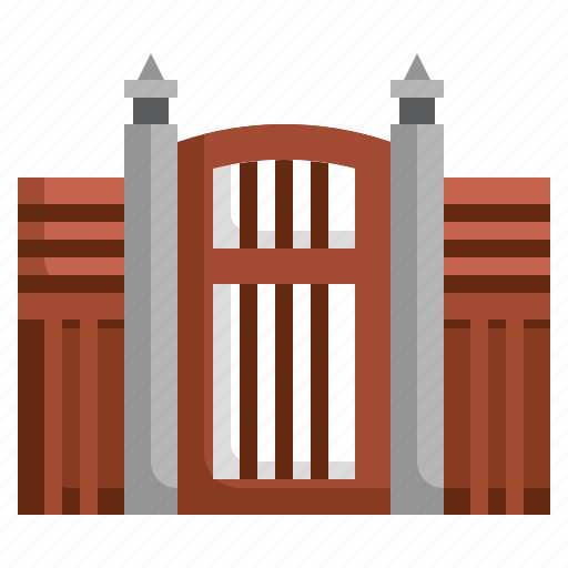 Fence, gate11, entrance, architecture, city, property, gateway icon - Download on Iconfinder