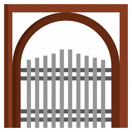Fence, gate13, entrance, architecture, city, property, gateway icon - Download on Iconfinder