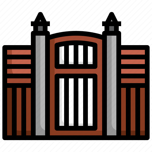 Fence, gate11, entrance, architecture, city, property, gateway icon - Download on Iconfinder