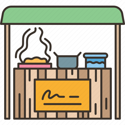 Food, stall, vendor, caf, market icon - Download on Iconfinder
