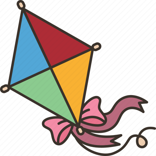 Kite, flying, play, joy, activity icon - Download on Iconfinder