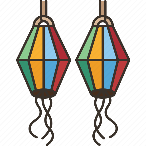 Lantern, paper, lamp, decoration, festival icon - Download on Iconfinder