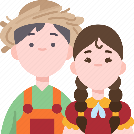 Couple, farmers, folk, man, woman icon - Download on Iconfinder