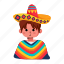 mexican boy, mexican costume, mexican character, mexican outfit, mexican attire 