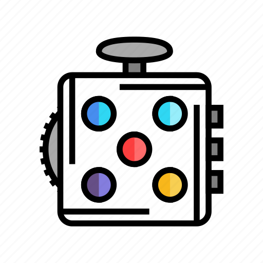 Fidget, cube, toy, fun, antistress, game icon - Download on Iconfinder