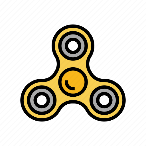 Fidget, spinner, toy, fun, antistress, game icon - Download on Iconfinder