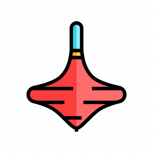 Spinning, top, fidget, toy, fun, antistress icon - Download on Iconfinder