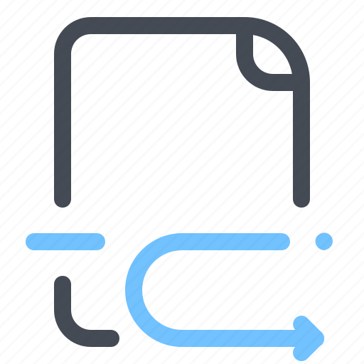 Document, file, management, optimization, forward, office, paper icon - Download on Iconfinder