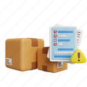 checklist, box package, delivery list, delivery checklist, product, package, parcel, e-commerce, shipping