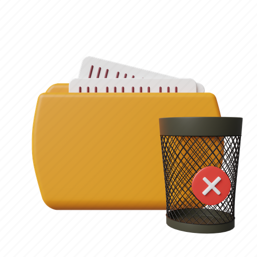 Recycle, folder, trash, delete, file, remove, files icon - Download on Iconfinder