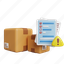 checklist, box package, delivery list, delivery checklist, product, package, parcel, e-commerce, shipping 