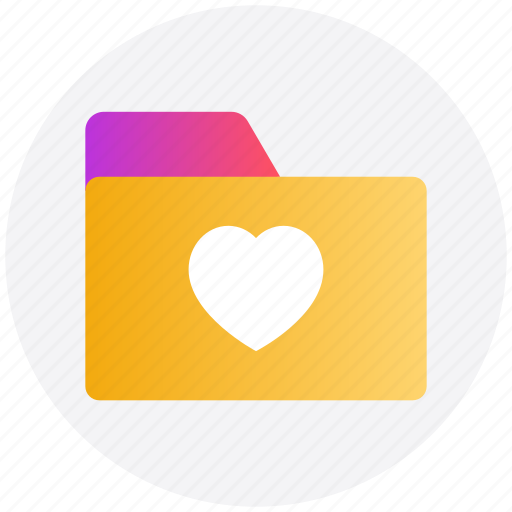 Bookmark, category, favorite, folder, heart, like icon - Download on Iconfinder