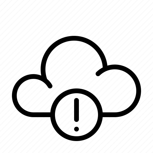 Cloud problem, document, folder, notification, problem icon - Download on Iconfinder