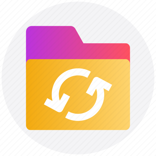Document, files, folder, loading, sync icon - Download on Iconfinder