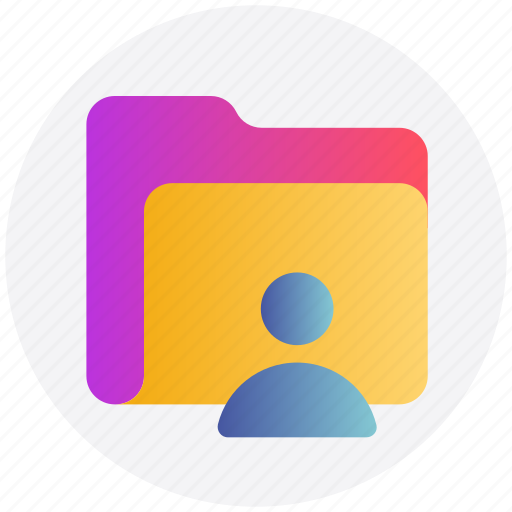 Business record, business record management, folder man, record manager, user icon - Download on Iconfinder