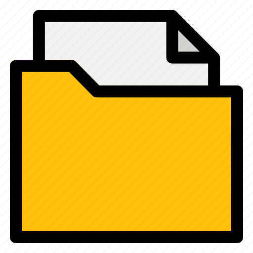 File, folder, document icon - Download on Iconfinder