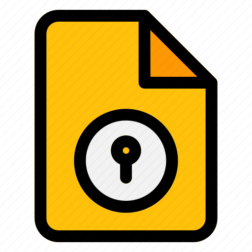 1, key, lock, private, file, document icon - Download on Iconfinder