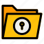 1, lock, private, folder, file, document 
