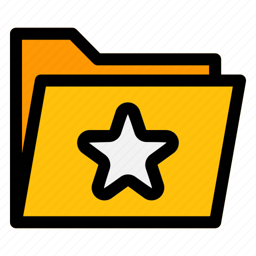 Star, favorite, folder, file, document icon - Download on Iconfinder