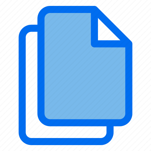1, file, copy, duplicate, files, document icon - Download on Iconfinder