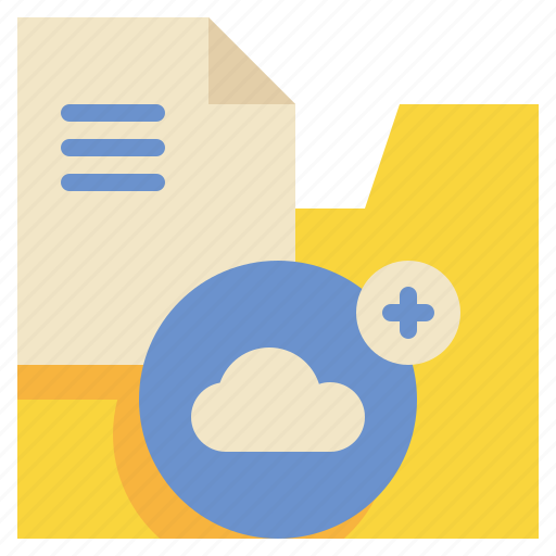 File, add, new, cloud, folder icon - Download on Iconfinder