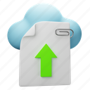 cloud, file, upload, storage, document 