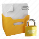 lock, document, archive, file, security, database 