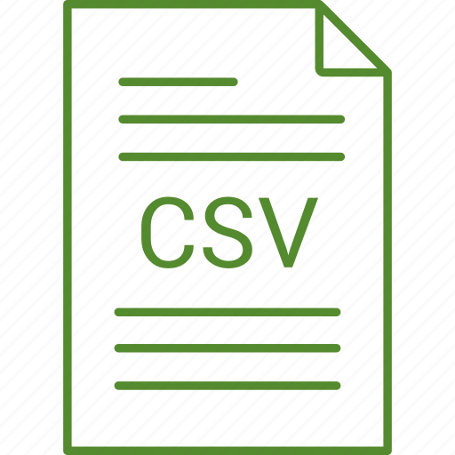 Csv, extension, file icon - Download on Iconfinder