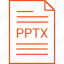 extension, file, pptx 