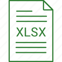 extension, file, xlsx 
