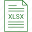 extension, file, xlsx 