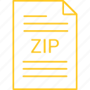 extension, file, zip 