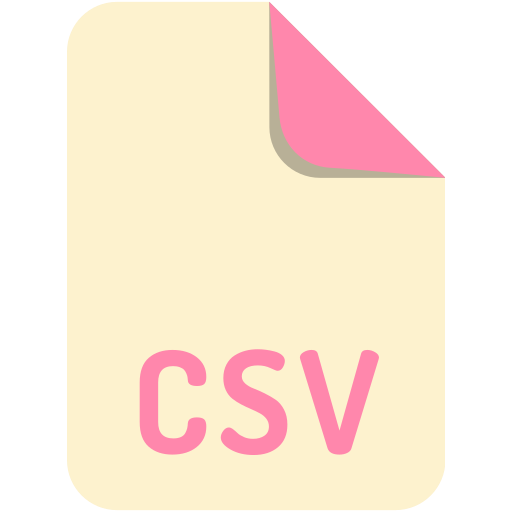 Cvs, extension, file, name icon - Free download