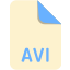 avi, extension, file, name 