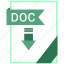 doc, document, extension, format, paper 